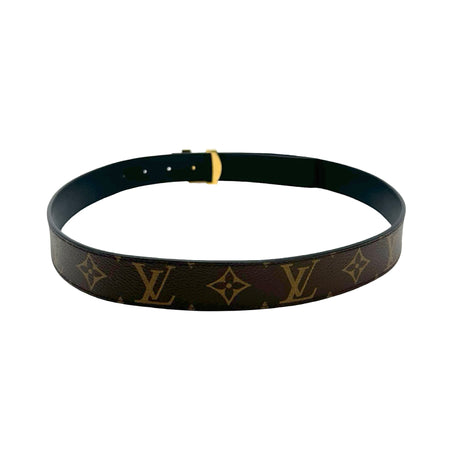 LOUIS VUITTON: Monogram 25mm Reversible Initiales Belt