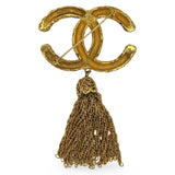 CHANEL: CC Tassel Brooch