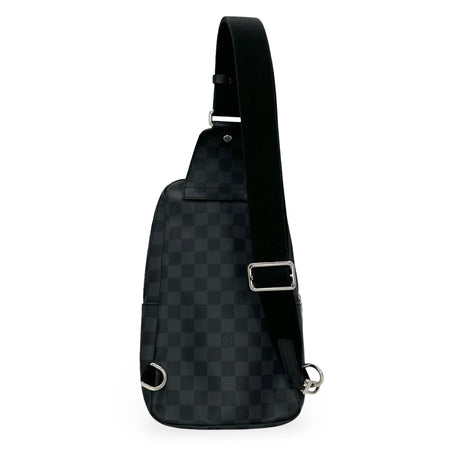 LOUIS VUITTON: Damier Graphite Avenue Sling Bag