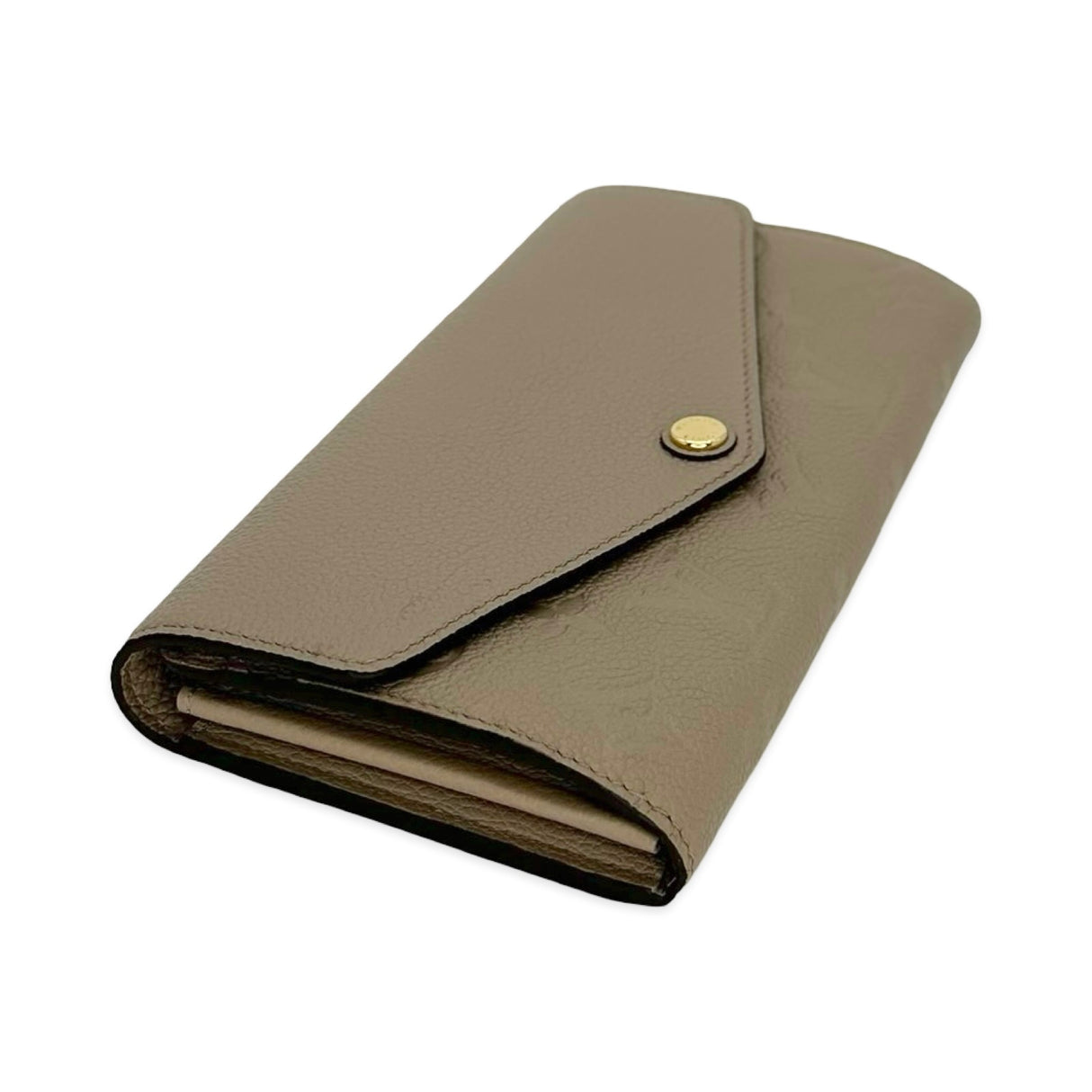 LOUIS VUITTON: Monogram Empreinte Sarah Wallet