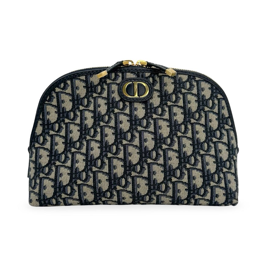 CHRISTIAN DIOR: Oblique 30 Montaigne Aphrodite Cosmetic Bag