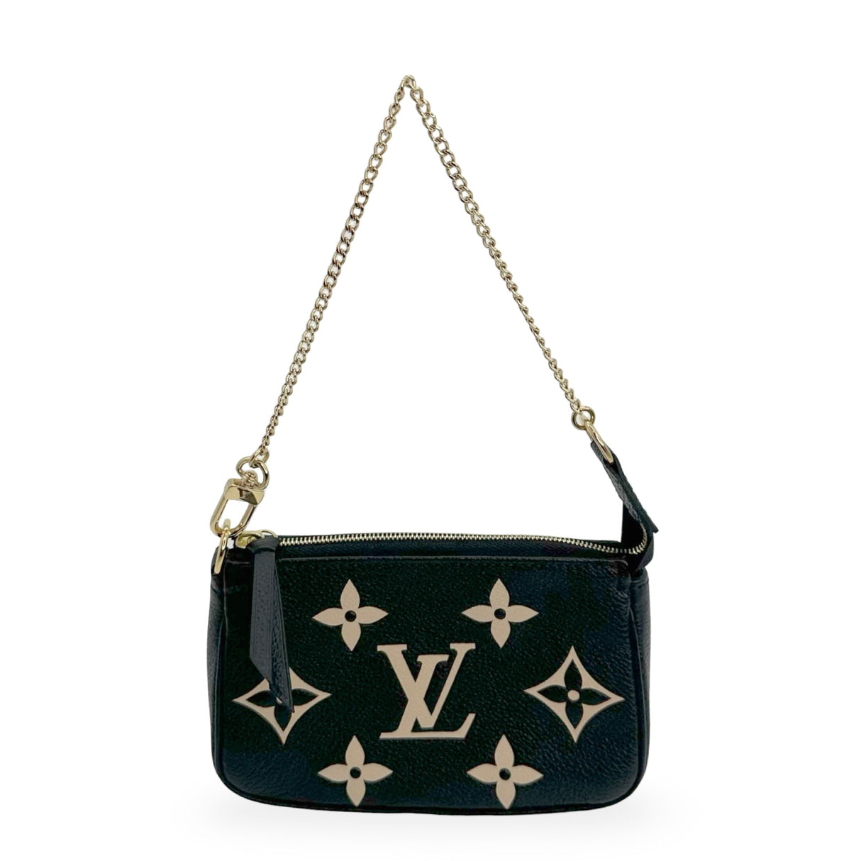 LOUIS VUITTON: Monogram Empreinte Bicolor Mini Pochette Accessoires