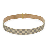 LOUIS VUITTON: Damier Azur 40mm Initiales Belt