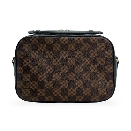 LOUIS VUITTON: Damier Ebene Santa Monica Crossbody