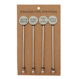 Stainless Steel Stir Sticks