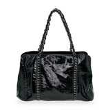 CHANEL: Patent Leather Large Luxe Linge Tote