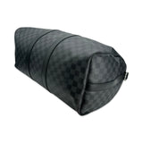 LOUIS VUITTON: Damier Graphite Keepall Bandouliere 45