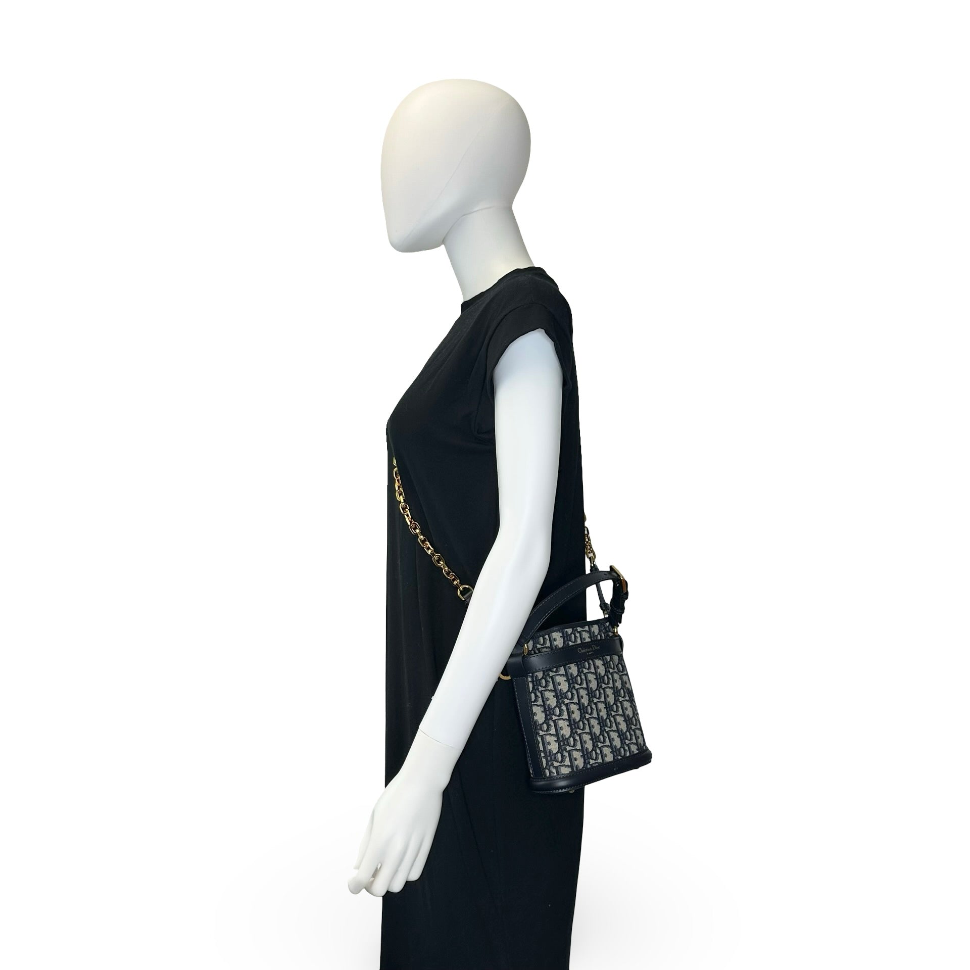 CHRISTIAN DIOR: Oblique Small C'est Dior Bucket Bag – Luv Luxe