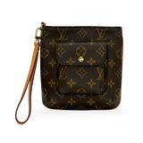 LOUIS VUITTON: Monogram Partition Wristlet