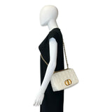 Cannage Calfskin 30 Montaigne Medium Caro Bag