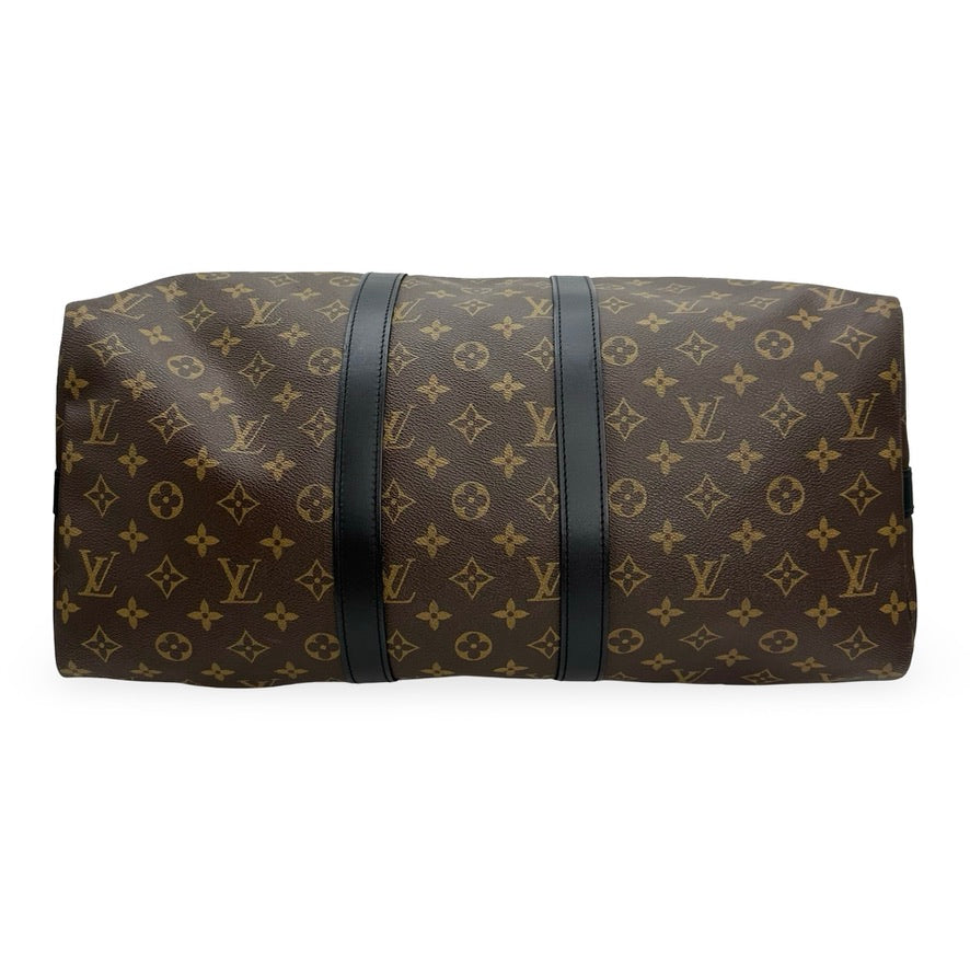 LOUIS VUITTON: Monogram Macassar Keepall Bandouliere 45