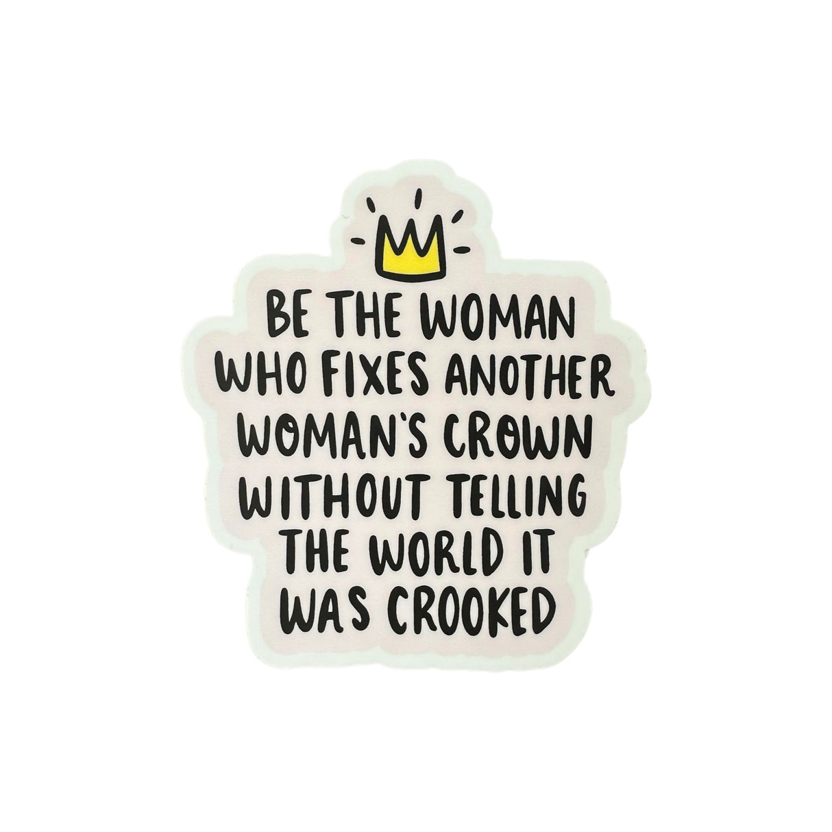 Sticker: Woman's Crown