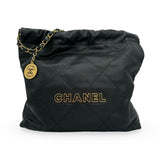 CHANEL: Quilted Caviar Small 22