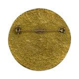 CC Medallion Brooch