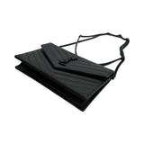 SAINT LAURENT: Quilted Grain de Poudre Small Cassandre Envelope Chain Wallet