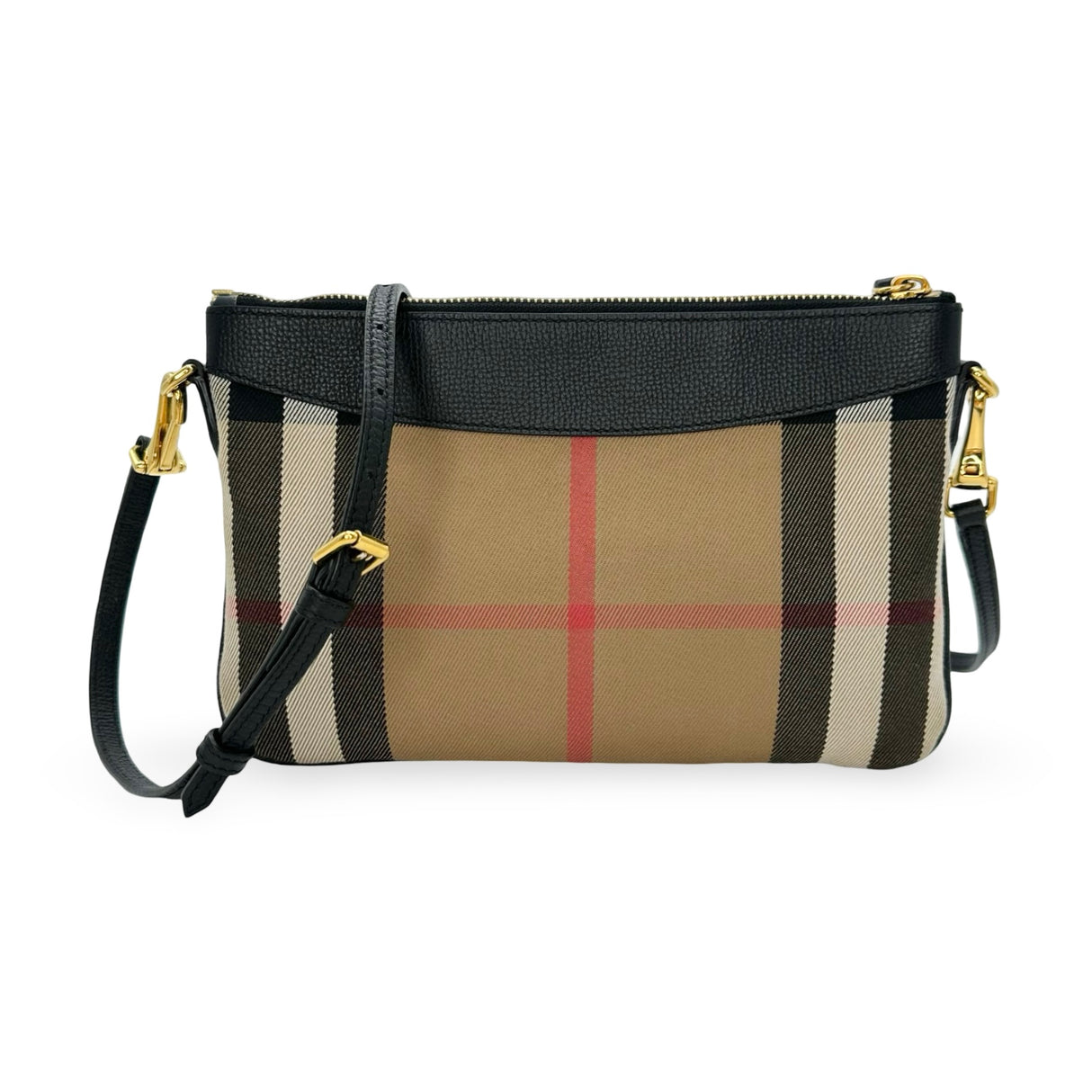 BURBERRY: House Check Peyton Crossbody