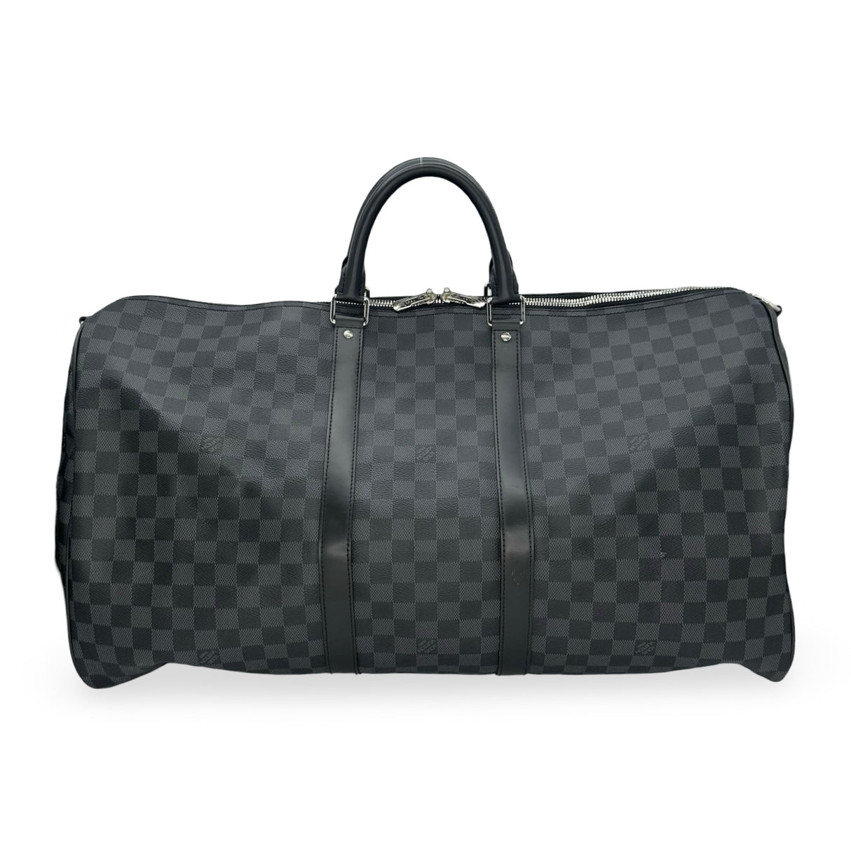 LOUIS VUITTON: Damier Graphite Keepall Bandouliere 55