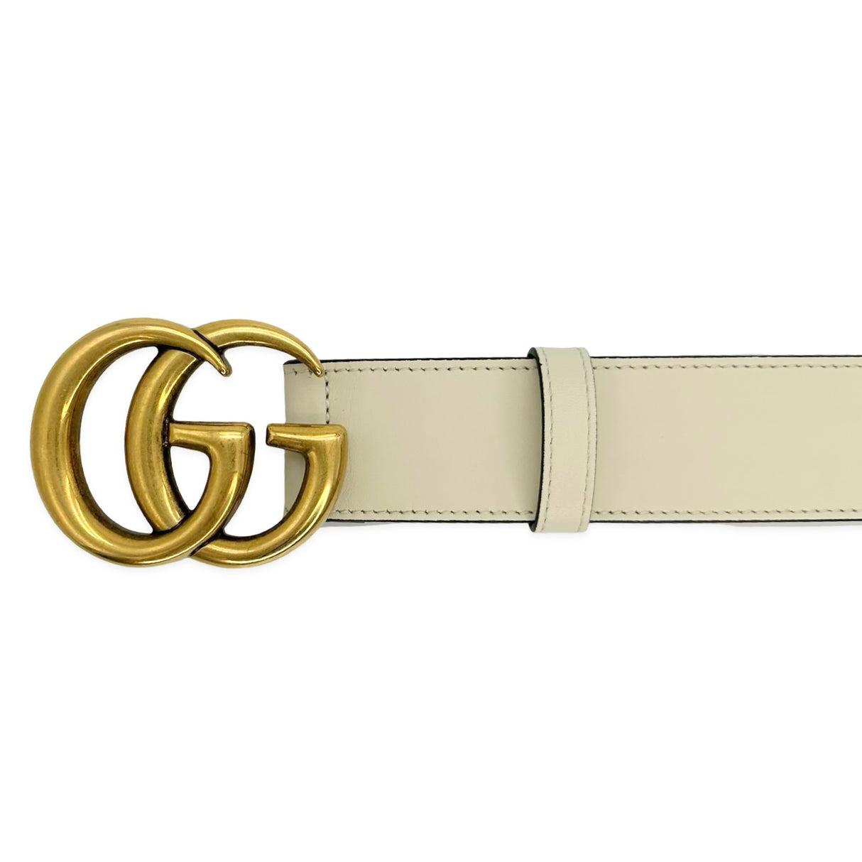Calfskin Leather GG Marmont Wide Belt