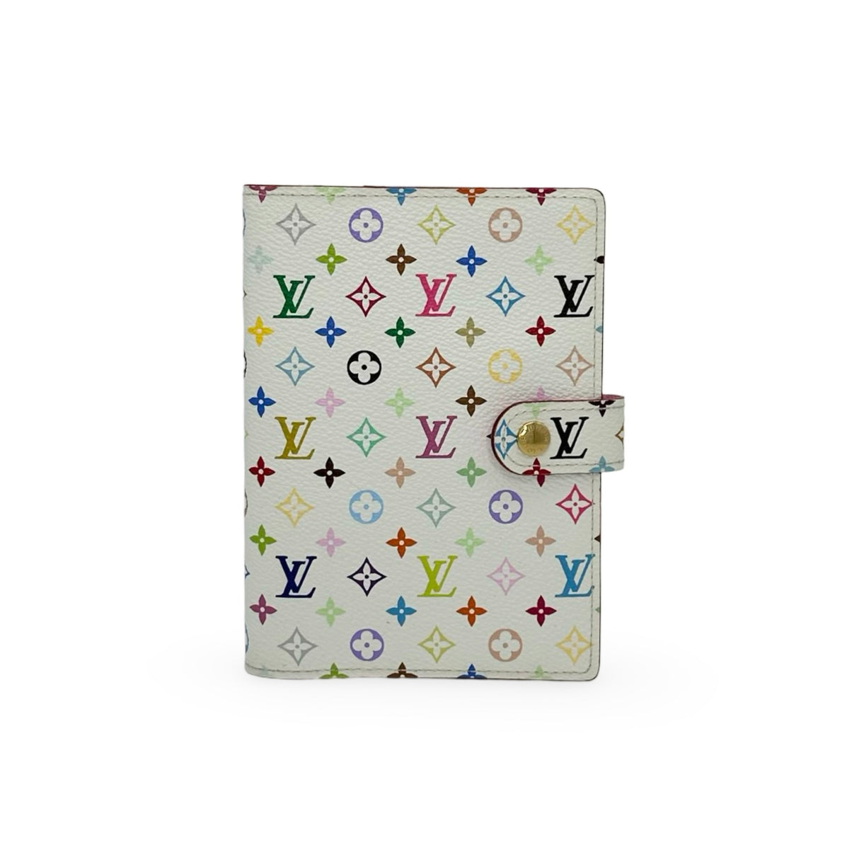 LOUIS VUITTON: Monogram Multicolor Small Ring Agenda Cover