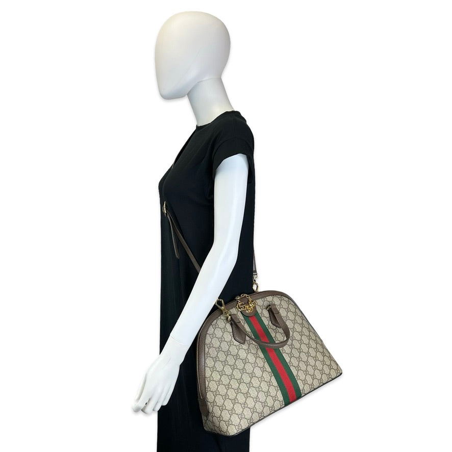 GG Supreme Ophidia Medium Dome Top Handle