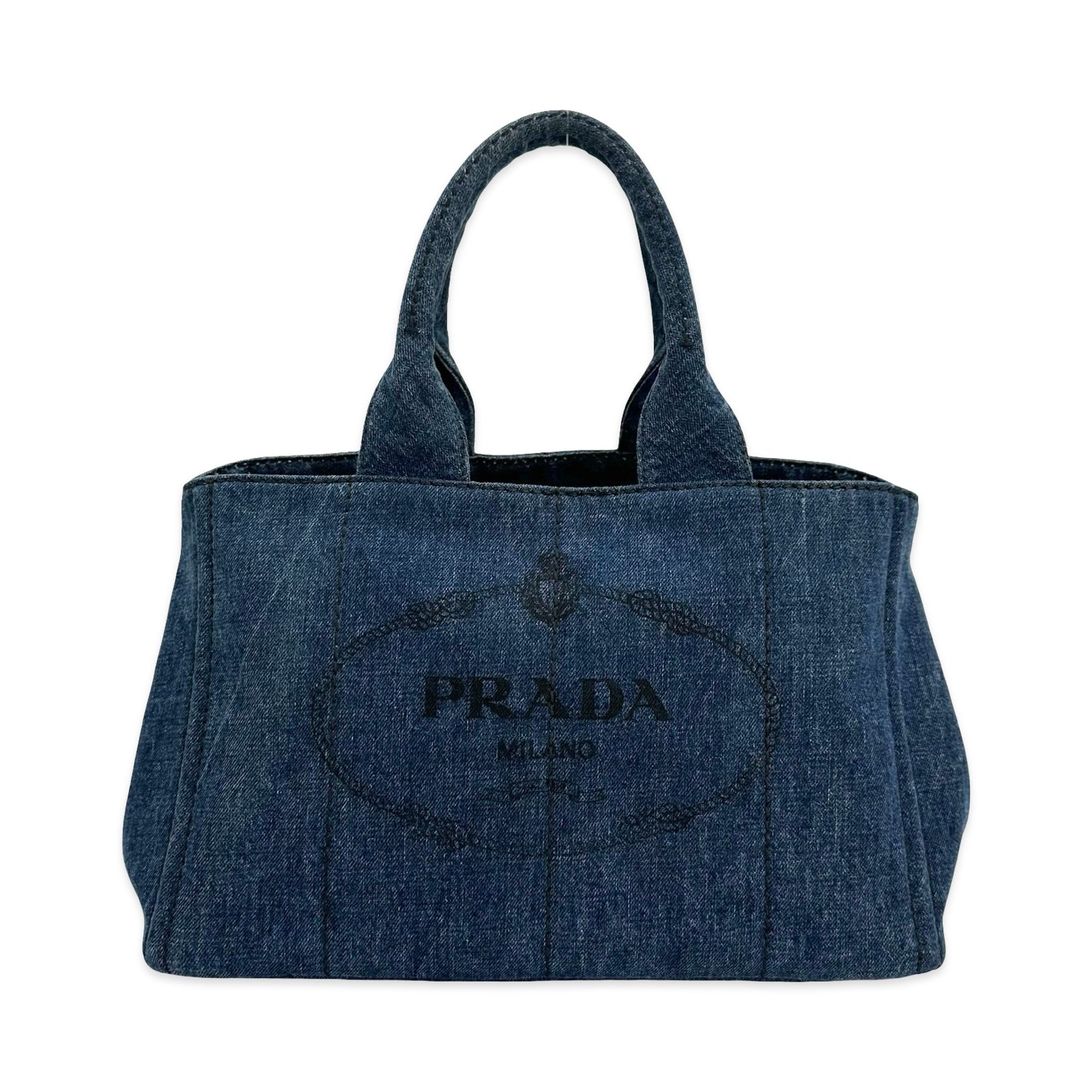 プラダ　カナパ　Ｌ PRADA: Denim Large Canapa Tote – Luv Luxe Scottsdale