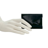 SAINT LAURENT: Calfskin Letter Card Case Wallet
