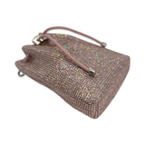 Crystal Mini Cinch Bucket Bag