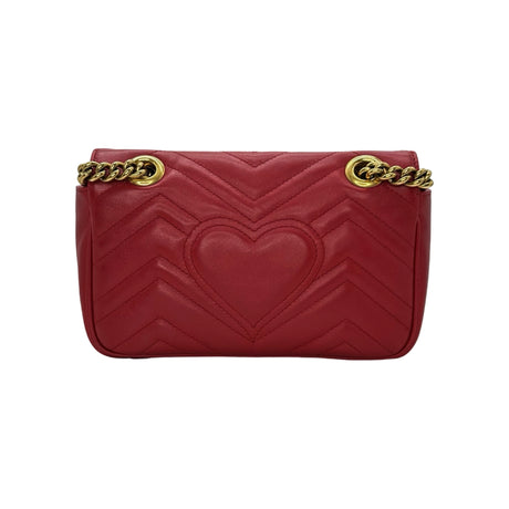 GUCCI: Quilted Leather GG Small Marmont