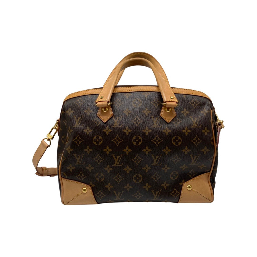 LOUIS VUITTON Monogram Canvas Retiro NM Shoulder Bag Noir