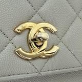 CHANEL: Quilted Caviar Small Business Affinity Flap Bag