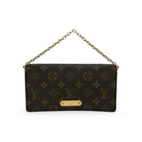 LOUIS VUITTON: Monogram Lily Wallet on a Chain