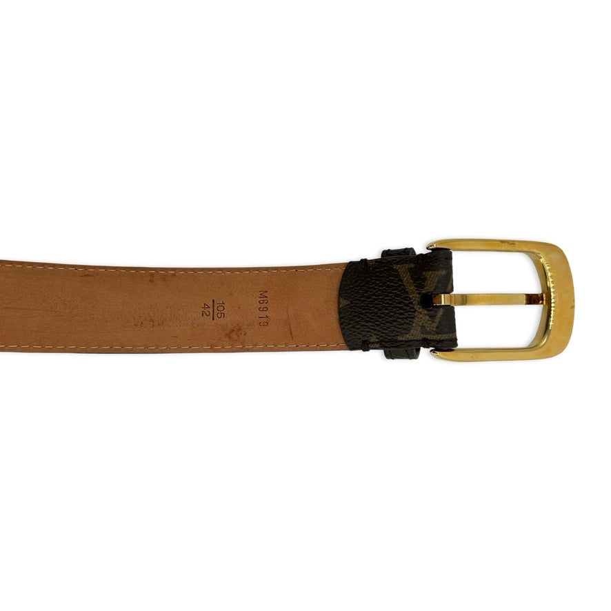 LOUIS VUITTON: Monogram Ellipse Belt