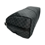 LOUIS VUITTON: Damier Graphite Keepall Bandouliere 45