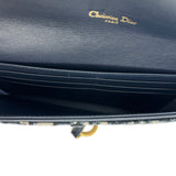 Oblique Long Saddle Wallet with Chain