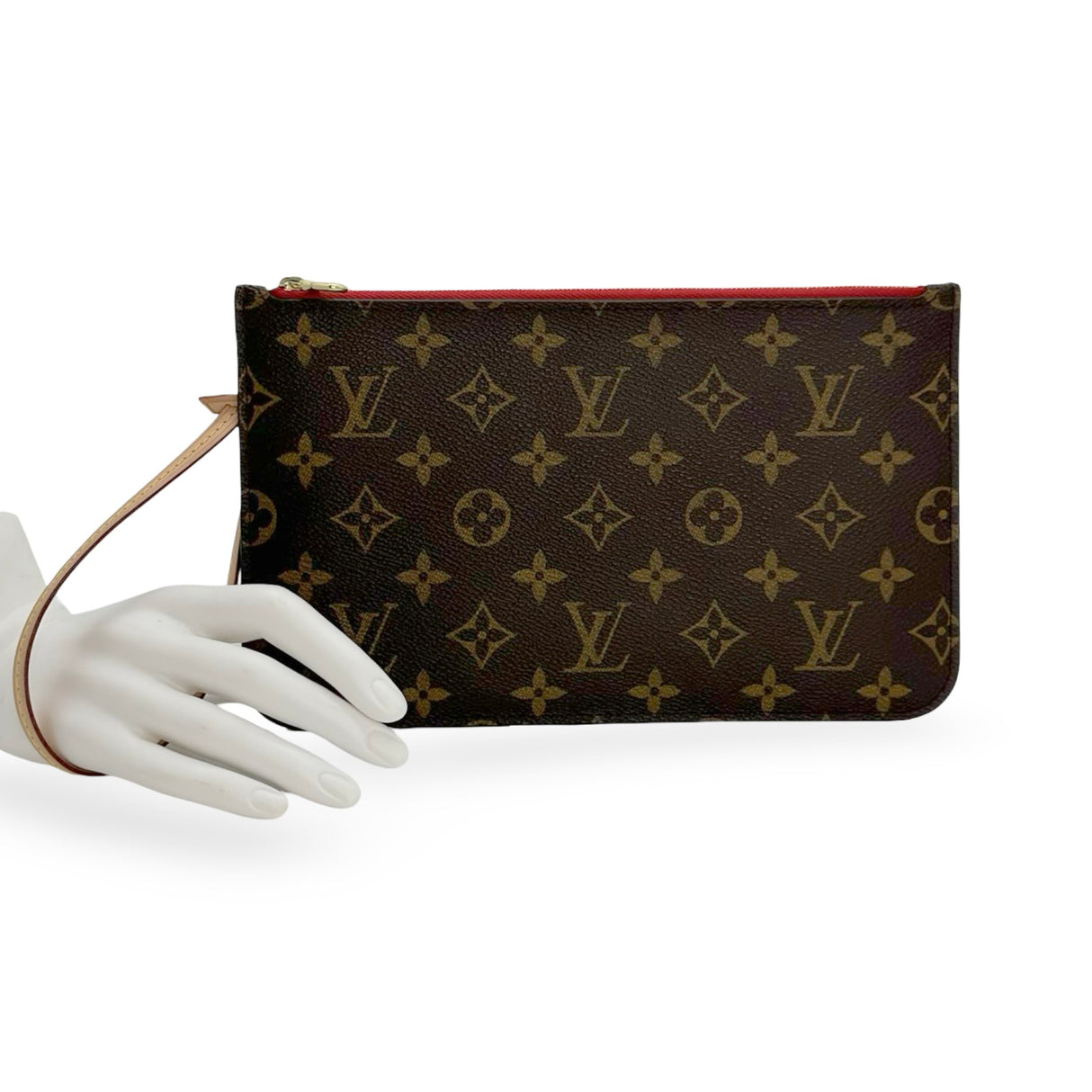 LOUIS VUITTON: Monogram Neverfull Pochette – Luv Luxe Scottsdale