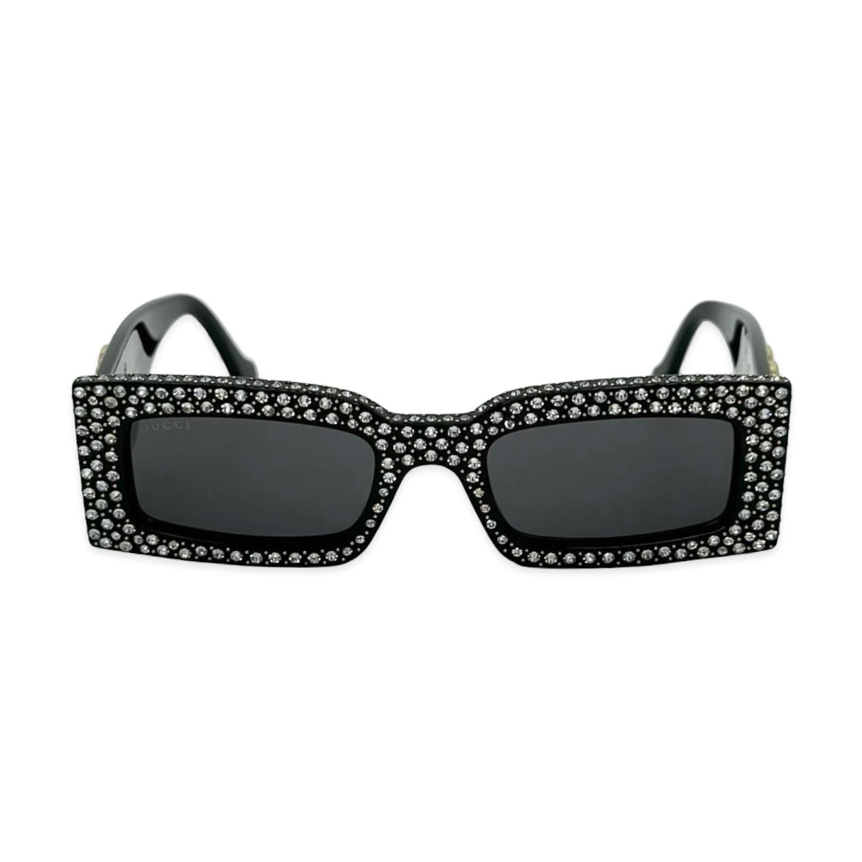 Crystal GG Rectangle Sunglasses