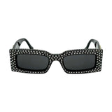 Crystal GG Rectangle Sunglasses