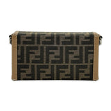 FENDI: FF Canvas Zucca Baguette Soft Trunk