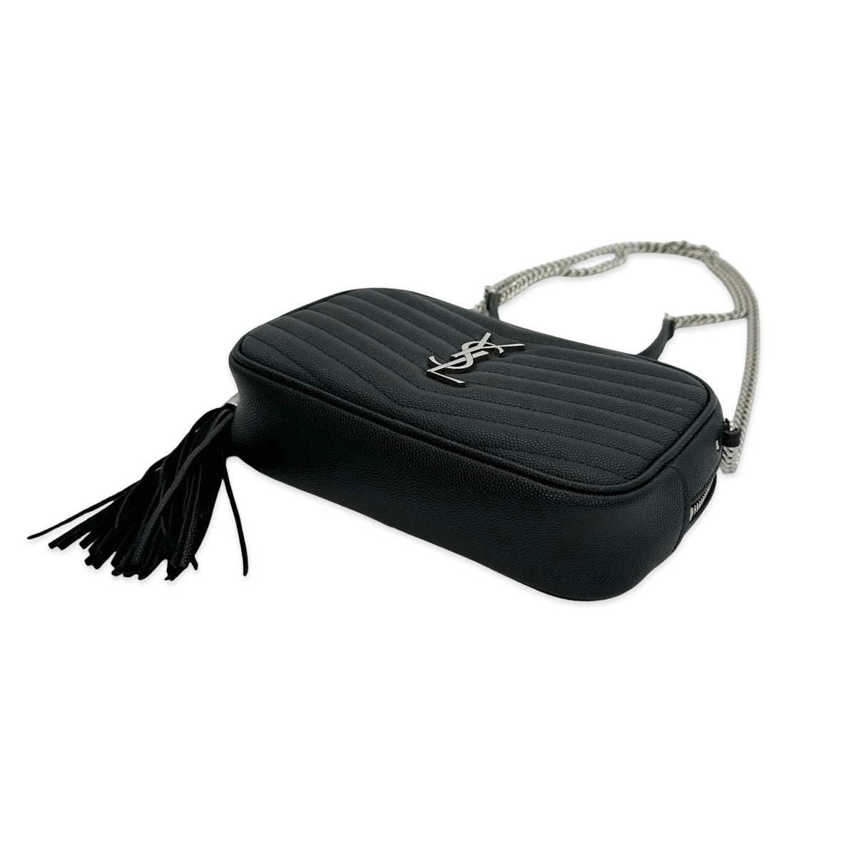 SAINT LAURENT: Grain de Poudre Mini Lou Camera Bag