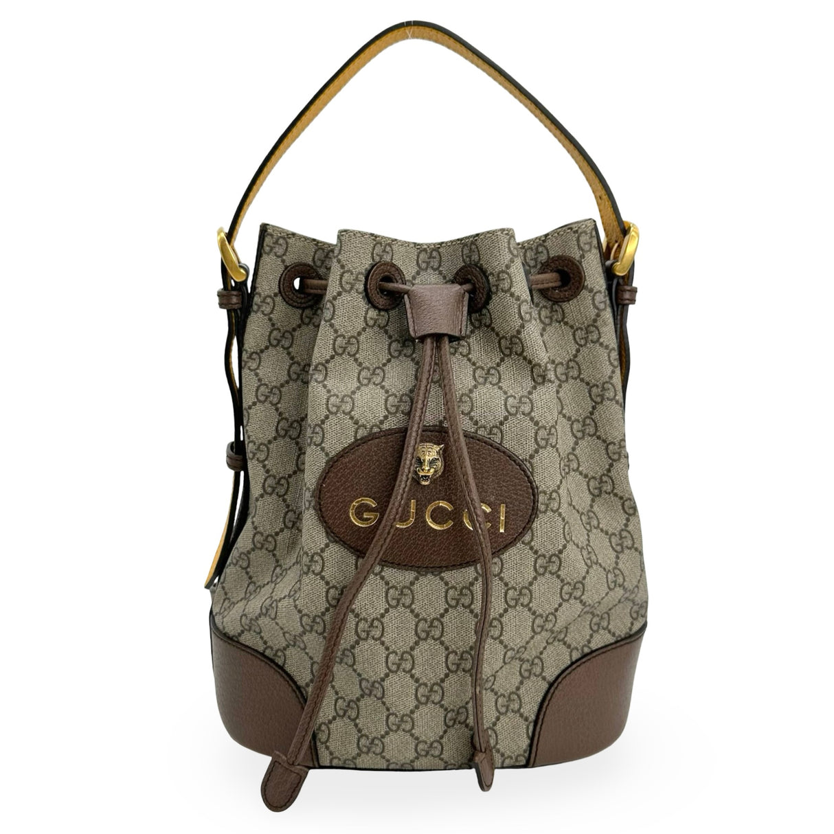 GUCCI: GG Supreme Neo Vintage Convertible Bucket Bag Backpack