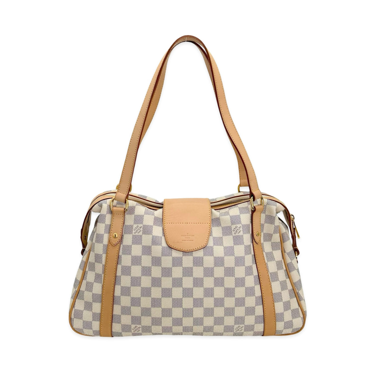 LOUIS VUITTON: Damier Azur Stresa MM