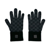 Wool Neo Petit Damier Gloves