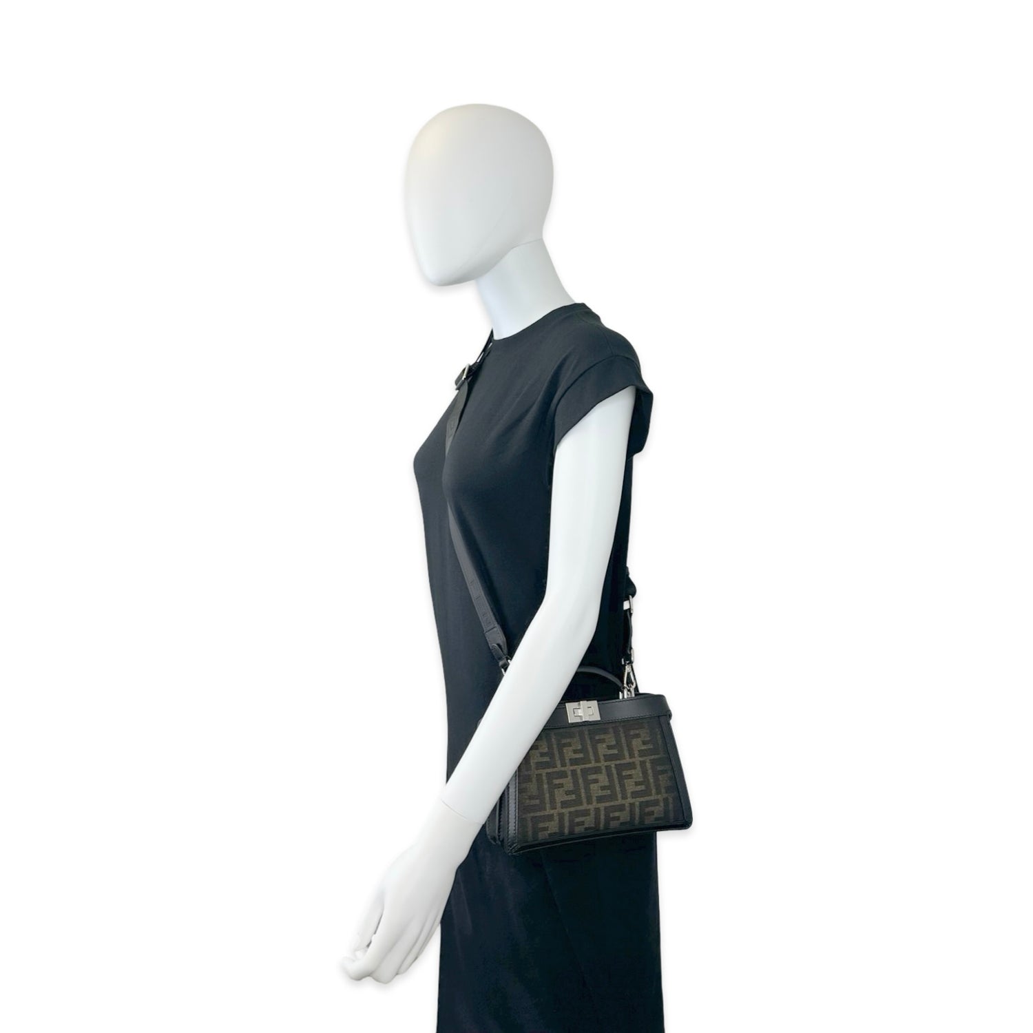 Fendi FF Canvas ISeeU XCross Peekaboo