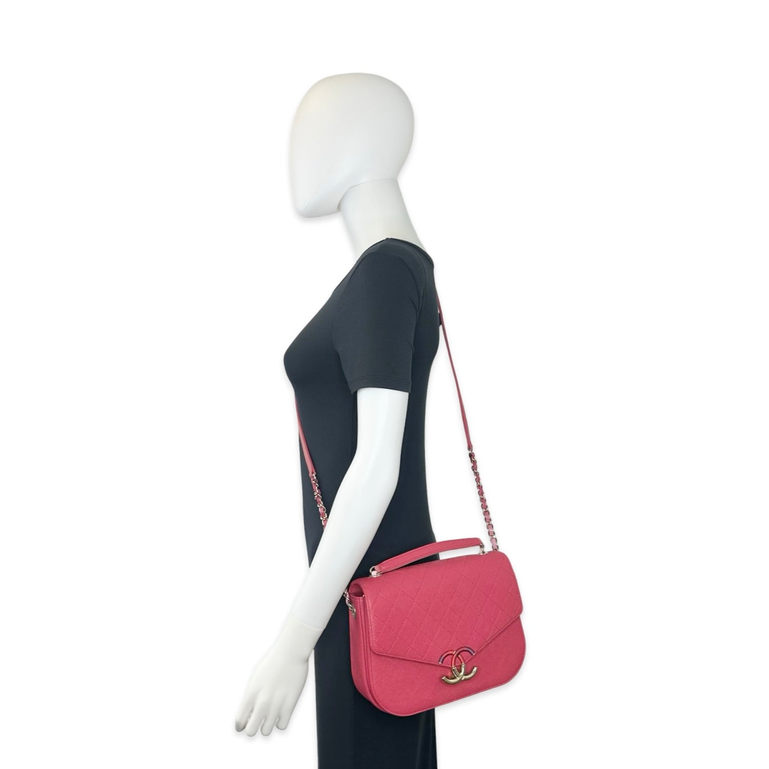 Chanel Quilted Calfskin Cuba Flap Bag