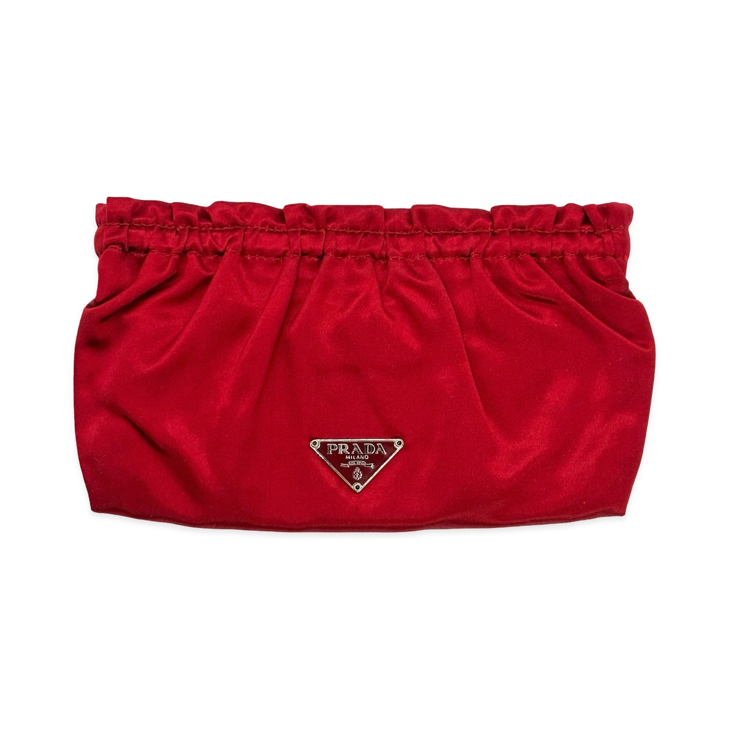 Prada Satin Velcro Pouch