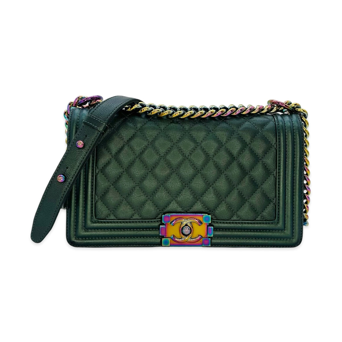Chanel Quilted Old Medium Boy Bag