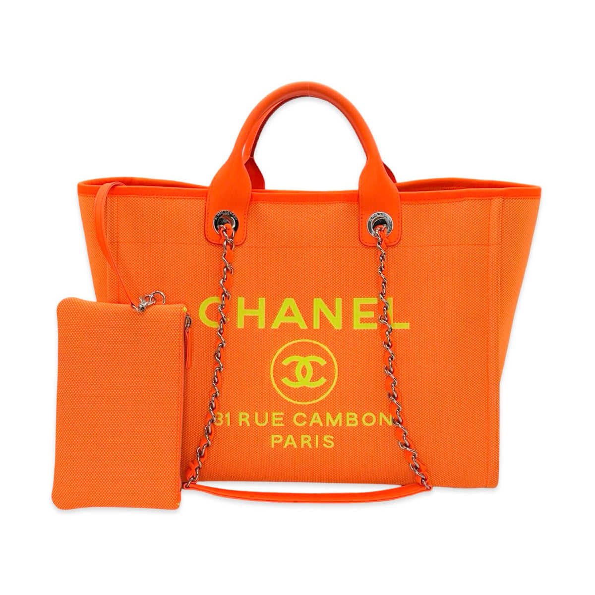 Chanel Tweed Small Deauville Tote