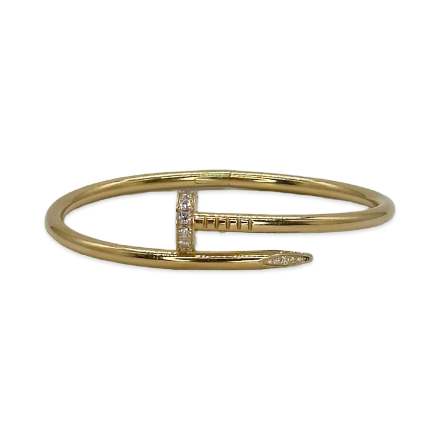 Cartier Gold and Diamond Classic Model Juste Un Clou Bracelet