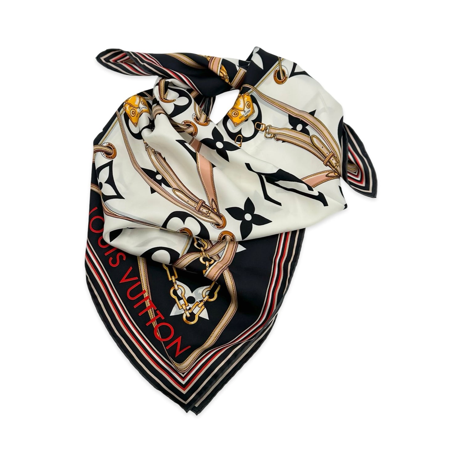 Silk Ultimate Monogram Square 90 Scarf