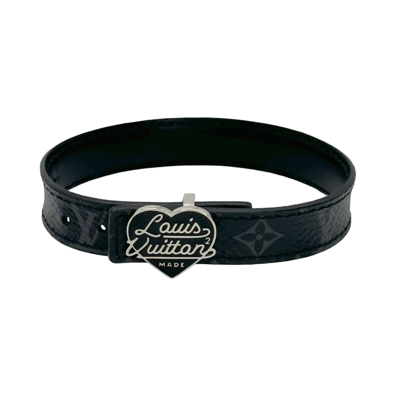 Louis Vuitton Monogram Eclipse Heart Bracelet